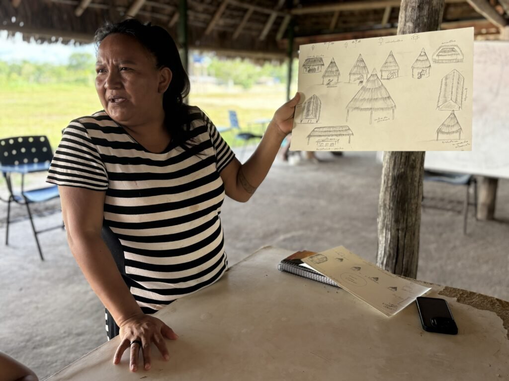 Fran e desenho de projeção